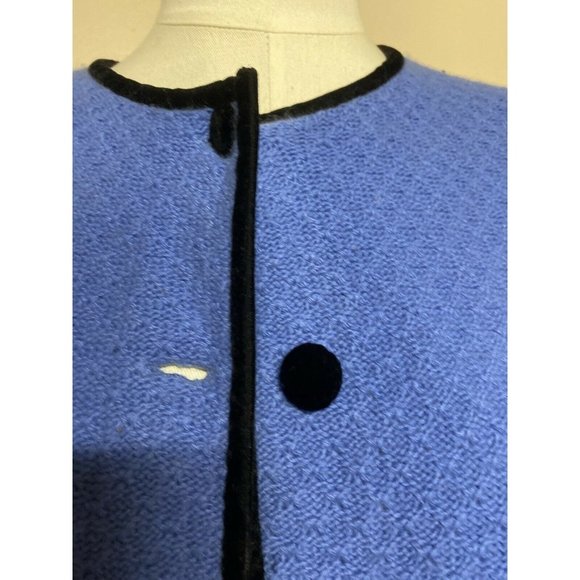 Sutton Studio 100% Cashmere Sweater Jacket Ladies Large Petite - Picture 3 of 6